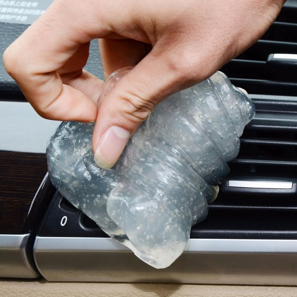 Wholesale- Car Glue Gum Gel Air Conditioner Outlet Vent Interior Dust Dirt Cleaner ja10