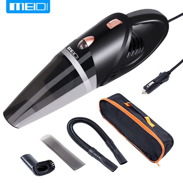 MEIDI Car Vacuum 12V 106W Wet&Dry Dual Use Car Vacuum Cleaner Portable Car Handheld Vacuum Cleaner 14.7FT(5M) Power Cord