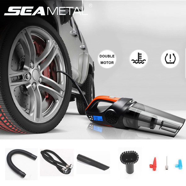 New Car Vacuum Cleaner 12V Mini Handheld Auto Vacuum Cleaner Super Suction Cable Wet And Dry Dual Use Portable