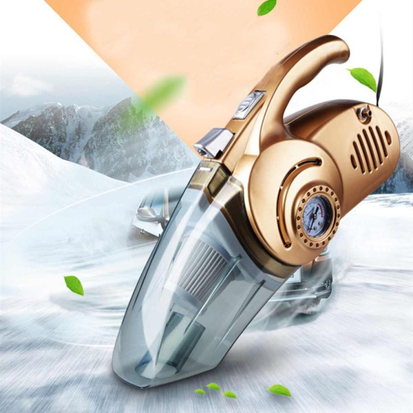 Dual-Use 4 in 1 Handheld Car Vacuum Cleaner Super Suction Dust Car Cleaning Tools Portable Dust Collector Cleaning Wet Dry