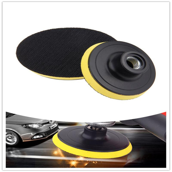 M14 M10 Car Wax Polishing Buffing Pad Backing Plate Hooking Looping Grinding Machine Self-adhesive Auto Polishing Machine Tool