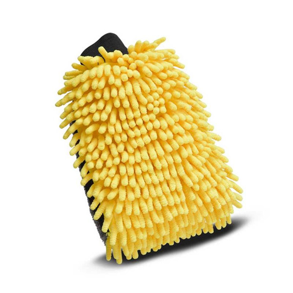 1pcs Waterproof Car Wash Microfiber Chenille Glove 4 In 1 Multifunction Thick Car Cleaning Mitt Car Wax Detailing Brush