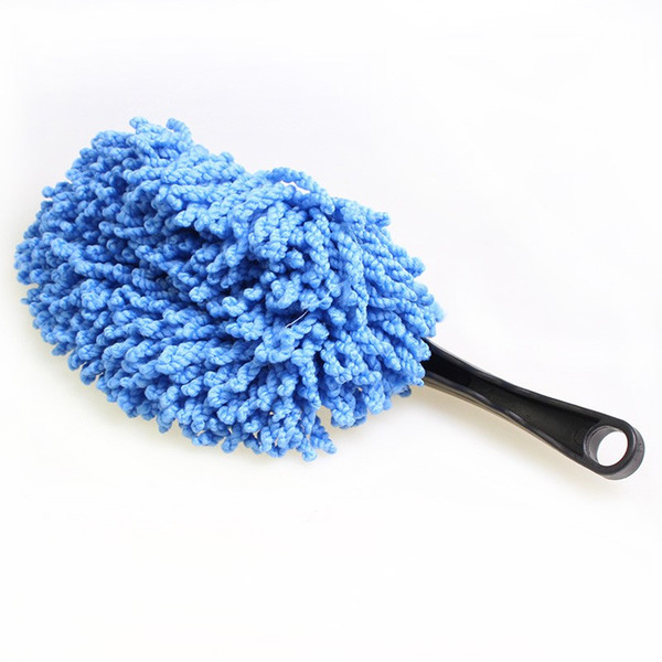 Multi-functional Car Duster Cleaning Dirt Dust Clean Brush Dusting Tool Mop Gray