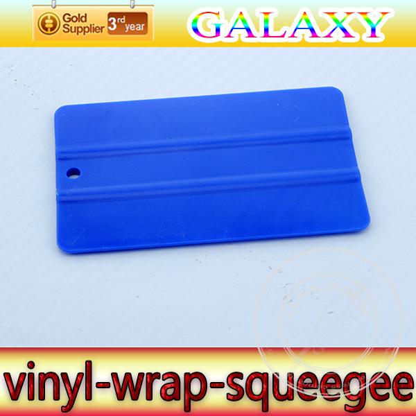 Wholesale Hot sale car wrap paste tools Blue hard scraper squeegee for car film decoration PT-A15