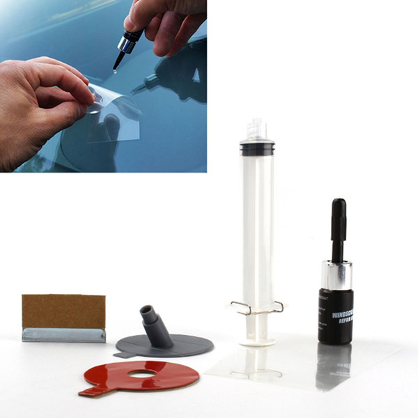 DIY Car Windshield Repair Kit tools Auto Glass Windscreen Repair Set Give Door Handle Protective Decorative Sticker Car Styling