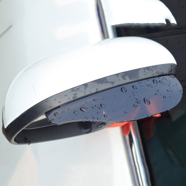 2Pcs Universal Car Rearview Mirror Rain Eyebrow Auto Car Rear View Side Rain Shield Snow Guard Sun Visor Shade Protector
