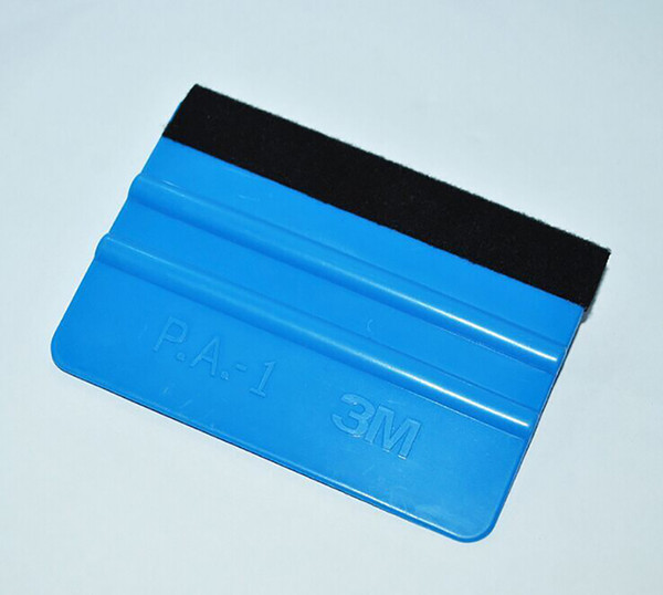 With velvet scraper color changing film soft scraper wool felt cloth square scraper auto film tool supplies A01