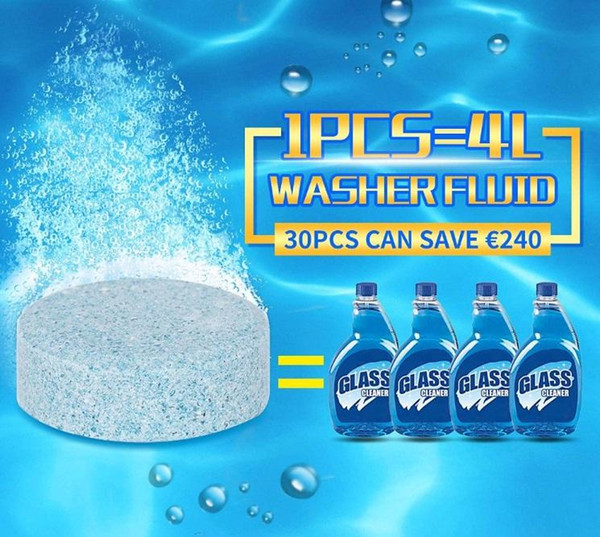 Car Windshield Glass Concentrated Clean Washer Tablets Multifunctional Effervescent Spray Cleaner Cleaning Tool, Car Care
