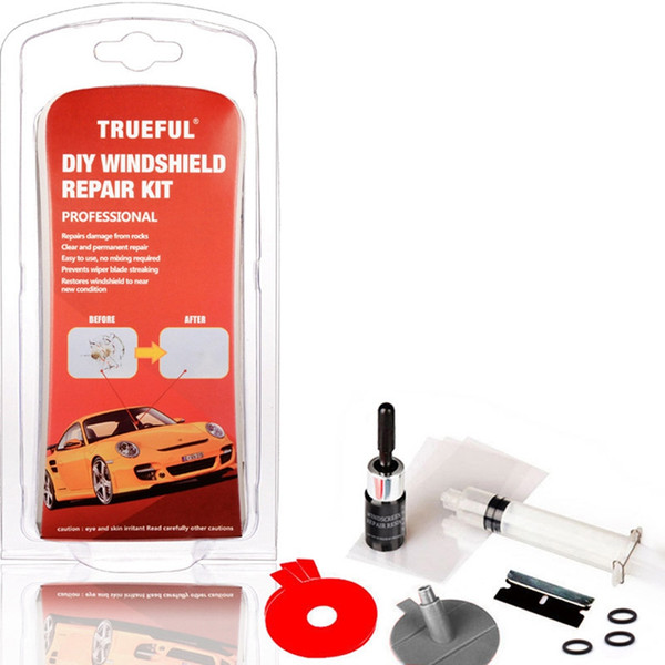 1 Set Windshield Repair Agent, Automobile Front Windshield Repair Tool, Car Glass Star Crack Fluid