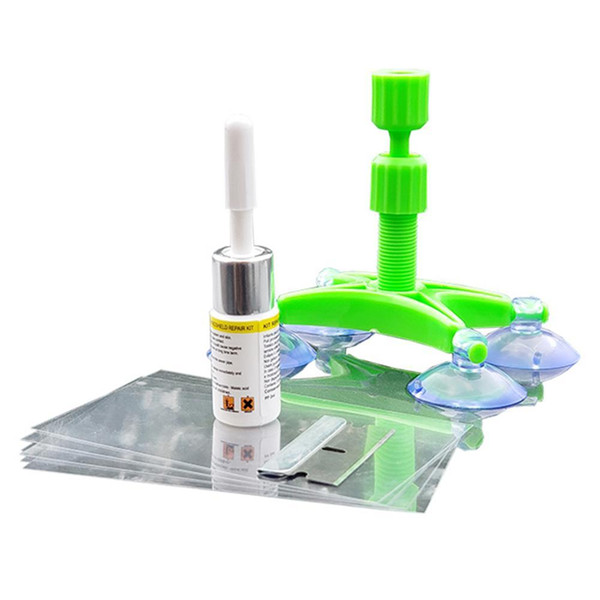 Windshield Repair Kit Quick Fix Car Cracked Glass Windscreen Repair Tool Kit Resin Sealer DIY Auto Window Screen Polishing