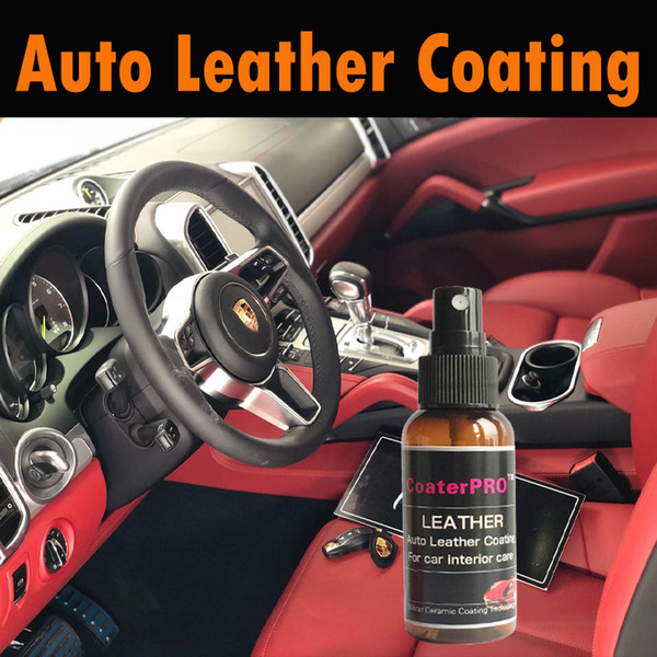 eather look CoaterPRO Auto interior Leather/Vinyl coating Upholstery coat make it shiny and soft factory look Superior Hydrophobic seat c...
