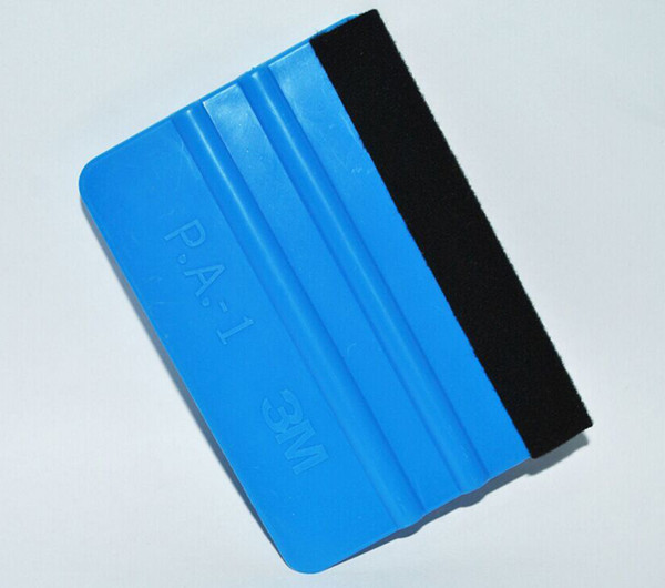 With velvet scraper color changing film soft scraper wool felt cloth square scraper auto film tool supplies