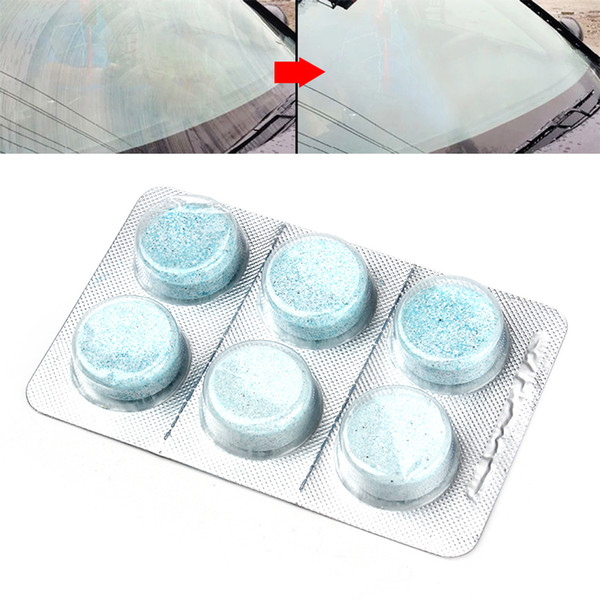 Car Windshield Cleaning Car Accessories Glass Cleaner Car Solid Wiper Fine Seminoma Wiper Auto Window Cleaning 12pcs/set