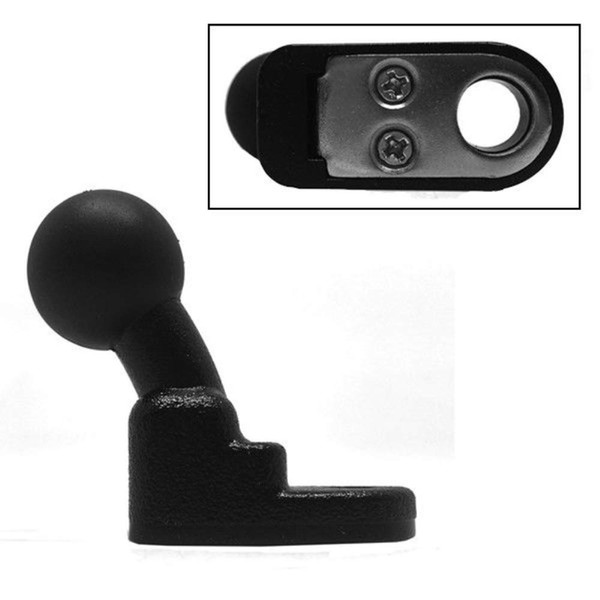 Universal Motorcycle Base with 9mm Hole and 1in. Reservoir Cover Side Ball Handy Car Bracket