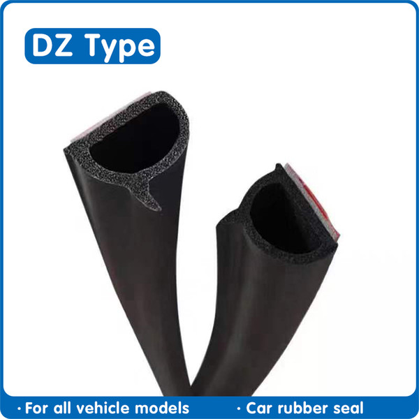 Door Seal DZ Type Car Door Rubber Bonnet Engine Sealing Strip Car Trunk Cover Auto Rubber Seal For Waterproof Seals For Auto