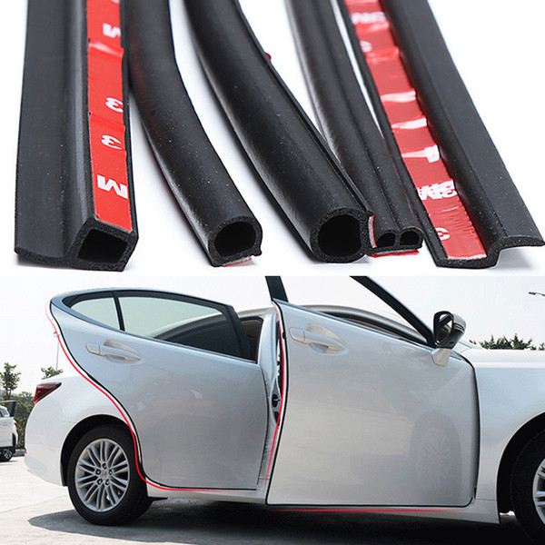 2 Meters D B P Z Car Door Rubber Seal Trunk Hood Sealing Strip EPDM Noise Insulation Anti-Dust Soundproofing Car Rubber Seal