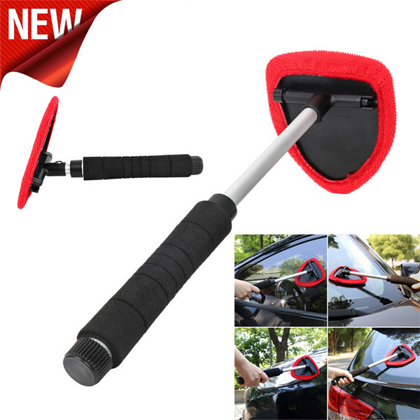 Car-styling rundong Brushes Telescopic Rotary Automotive Windshield Superfine Fiber Cleaning Brush td0901 dropship