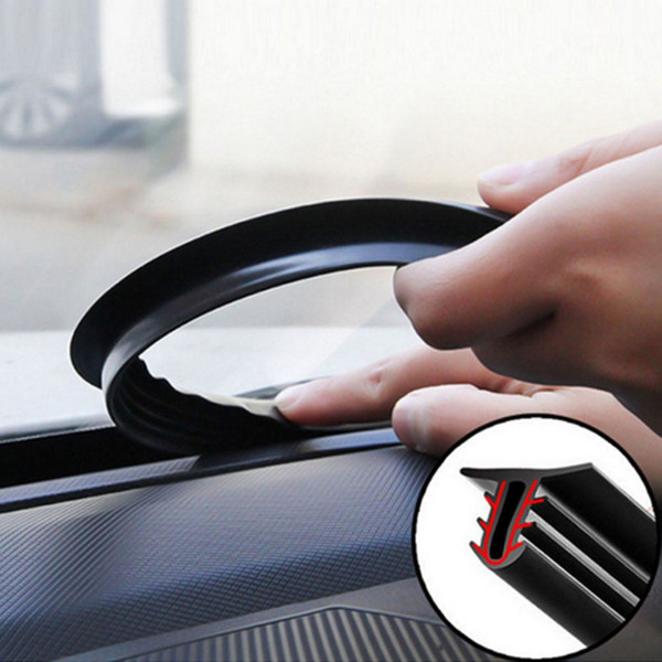 1.6M Car Dashboard Sealing Strips Weatherstrip Rubber Seals Sound Insulation Sealing Universal Automobiles Interior Accessories