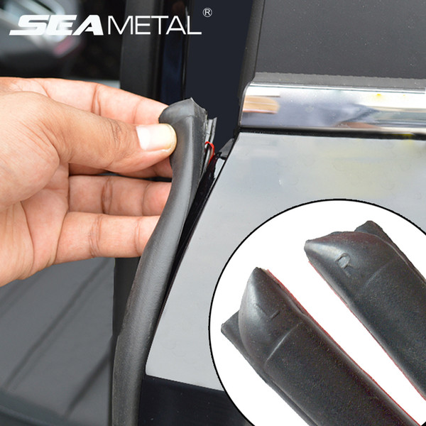 Car Door Rubber Seal Strips Auto Seal Protector Sticker Noise Insulation Anti-Dust Weatherstrip Adhesives Sealant Car Styling