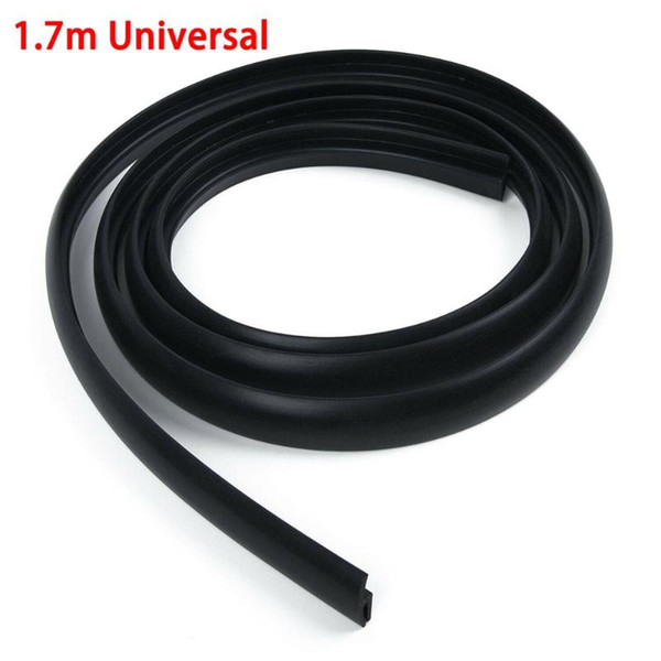 1.7M Sealing Strip For Protective Rubber Gasket Strip Under Windshield Wiper Panel Decorative Trim Weatherstrip Edge Seal