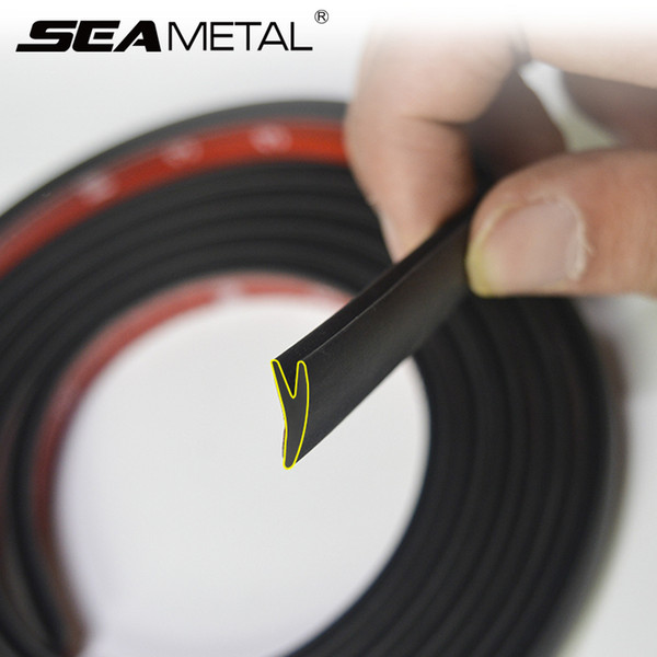 2m Car Rubber Seals Y Shape Auto Rubber Sealing Strip Rear Window Seal Soundproofing Noise Insluation Weatherstrip Accessories