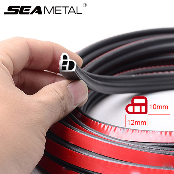 Universal Car Door Seal Strips Double Layer Sealed Auto Sticker Durable Sound Insulation Dust Proof Car Care Sealing Accessories