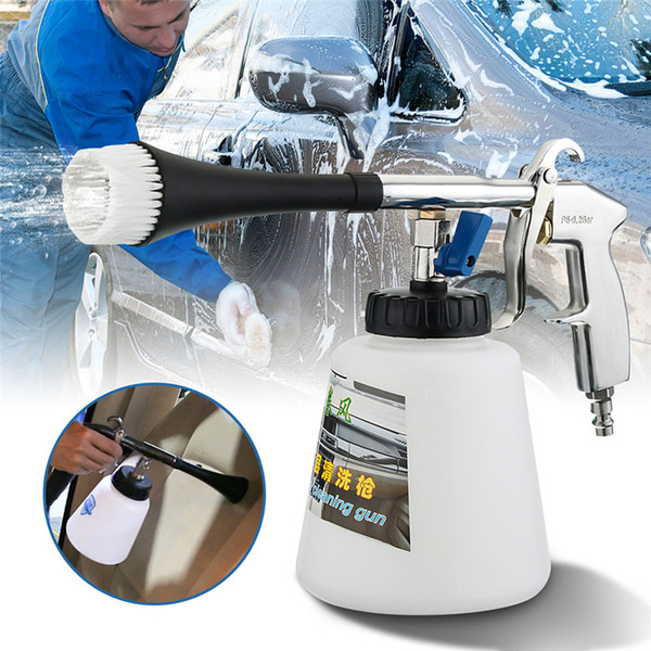 Automotive Interior Cleaning Machine Tornador Foam Cleaning Gun With Brush High Pressure Car Washer Foam Gun For EU Connector