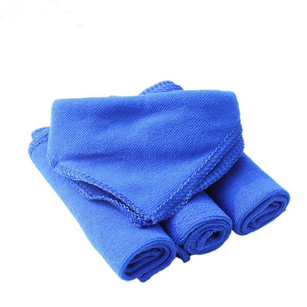 Wholesale- 1PC 30*30cm Car Truck Soft Microfiber Cleaning Towel Car Auto Wash Dry Clean Polish Cloth Multi-function Towel Car Washer