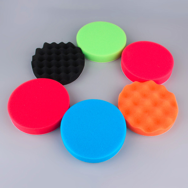 6Pcs Car Polisher sponge set Polishing Buffer Pad Foam Pad Buffing pad Kit Car Polishing Sponge Wheel Kit Hot Sale