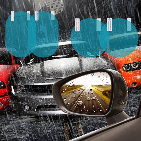 2Pcs Car Anti Water Mist Film Membrane Retailbox Anti Fog Nano Coating Rainproof Rearview Mirror Window Protective Film Aug6 Drop Ship