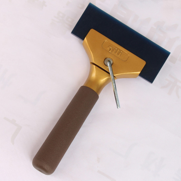 50pcs/lot DHL Free Shipping Gold Color BLUEMAX Water ICE Snow Car Vinyl Film Sticker Wrapping Tool Tools Scraper Squeegee