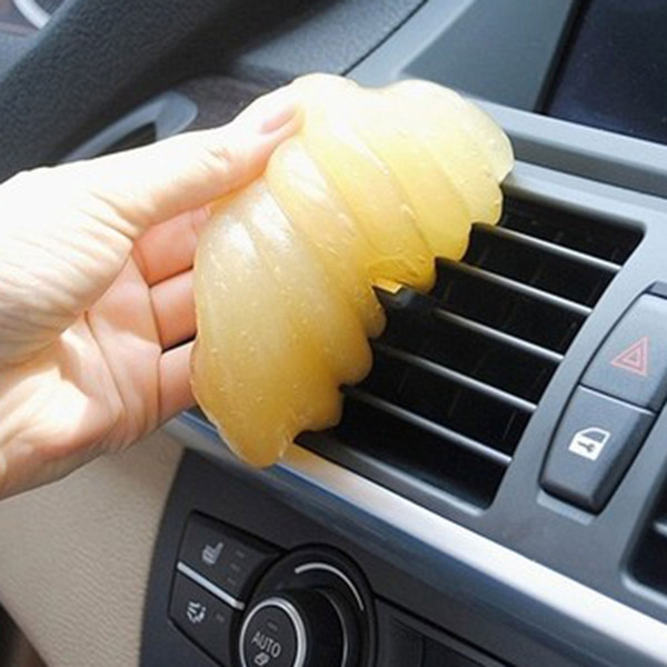 Car Keyboard Cleaner Glue Gel Interior Panel Air Vent Outlet Dashboard Dust Magic Cleaning Tool Laptop Sponge Mud Remover