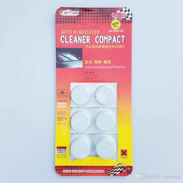 6pcs/pack Car Solid Wiper Fine Seminoma Wiper Car Auto Window Cleaning Car Windshield Glass Cleaner