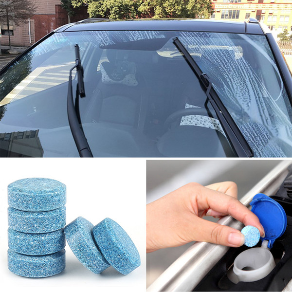 6 Pcs/Set New Auto Windshield Glass Washer Window Cleaner Safe Compact Effervescent Tablets Detergent Fine Concentrated Solid