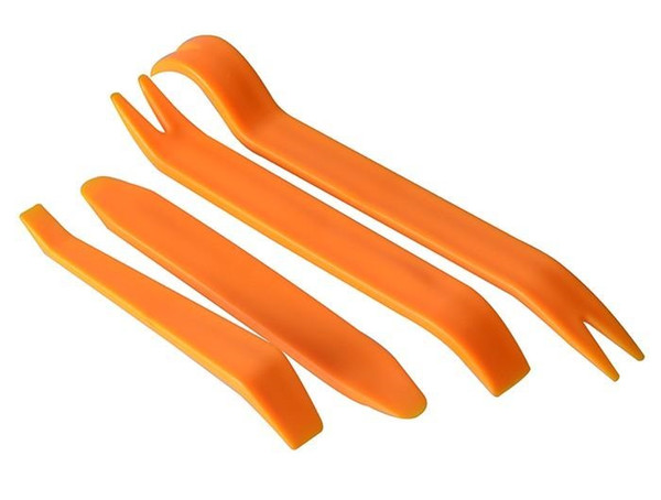 4pcs Auto Car Radio Panel Door Clip Trim Dash for Audio Removal Installer Pry Repair Tool Set
