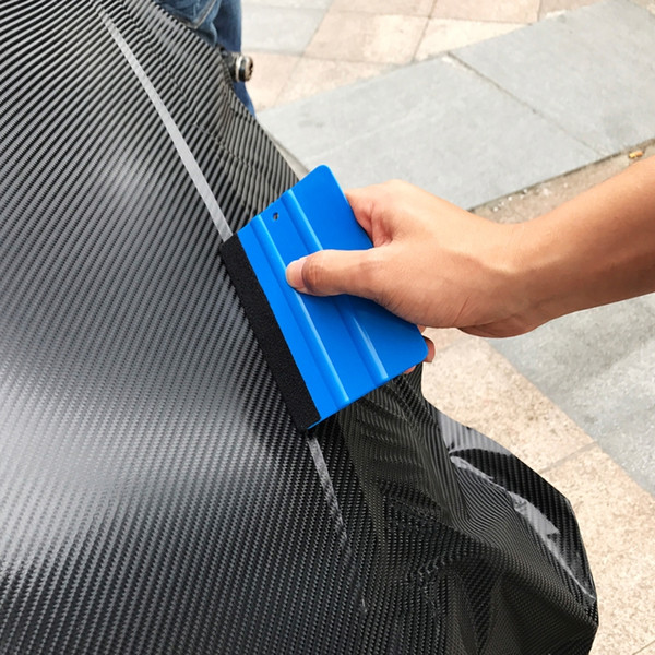 Car Vinyl Film wrapping tools Blue Scraper squeegee with felt edge size 13cm*8cm Car Styling Stickers Accessories