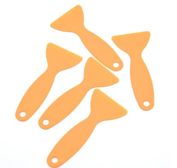 Car Auto New Window Tint Glass Clean Phone Sticker Scraper Wrapping Film Paste Snow Shovel Mobile Phone Film Rounded Scraper Trimming Decals