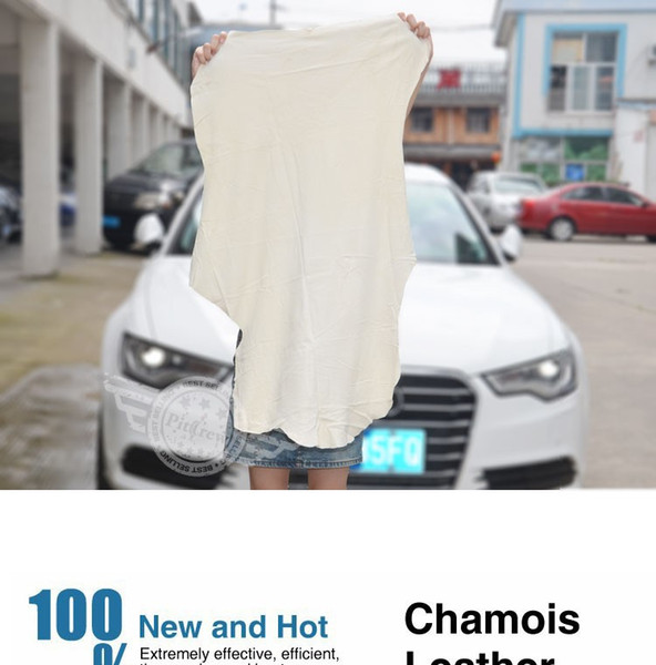 Free Shipping Drying Cleaning Towel Natural Genuine Leather Chamois Shammy Sponge cloth Sheepskin Absorbent Towel Car Washing