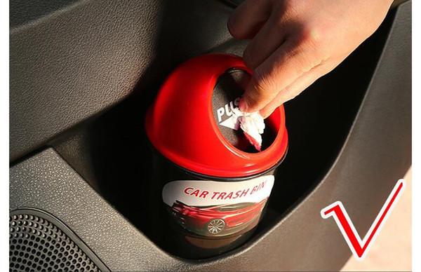 Car litter bins, cars, cars, supplies, cute, fashion, creative cars, multi-function Mini garbage bags.