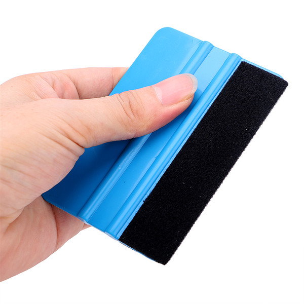 Car Wrap Tools Auto Care Car Sticker Wrapping Scraper Glass Clean High Quality PP Window Cleaning 3M Felt Squeegee with Cloth