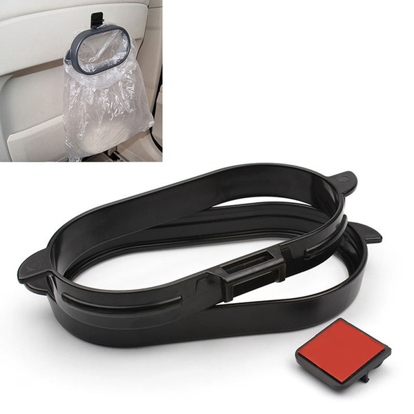 Car Rubbish Bag Plastic Clip Vehicle Garbage Bags Frame Pasted Trash Holder