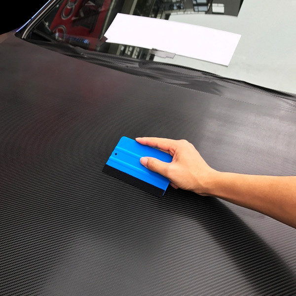 1PCS Car Vinyl Film wrapping tools Blue Scraper squeegee with felt edge size 13cm*8cm Car Styling Stickers Accessories