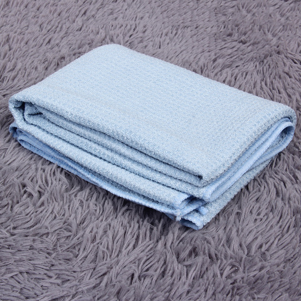 newUseful! 2016 New High Quality Car Drying Towel Blue Waffle Weave Microfibre 60 x 80cm