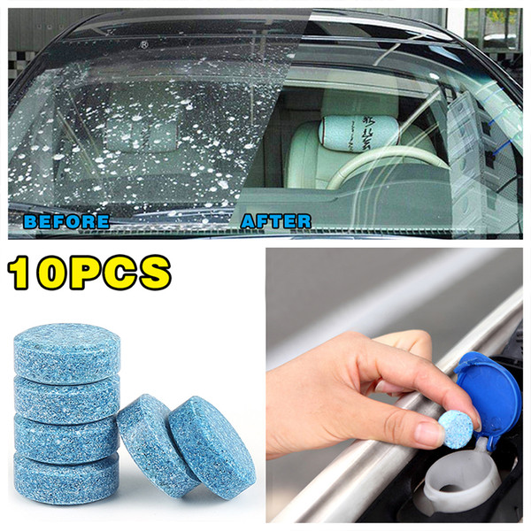50PCS/Pack(1PCS=4L Water)Car Solid Wiper Fine Seminoma Wiper Auto Window Cleaning Car Windshield Glass Cleaner Car Accessories