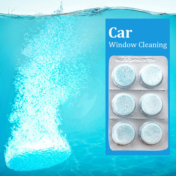 2017 6Pcs/set High Quality Car Vehicle Windscreen Window Glass Cleaning Compact Solid Wiper Cleaner Free Shipping