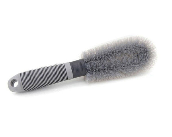 Car Wheel Cleanning Brush Wash Soft Bristles with Non-slip Handle for Car Tire Brush Motorcycle Washing Cleaning Tool