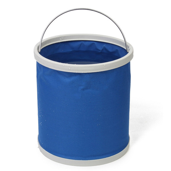 Outdoors Fishing essential portable folding bucket car wash bucket (9L)