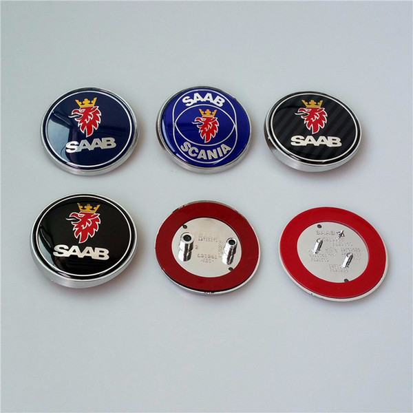 Fashion Car Badges for Saab 9-3 2003-2010 Vehicles 63mm Diameter Car Emblems for other Saab Models