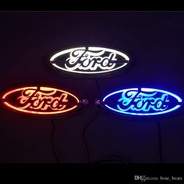 5D Auto logo Badge Lamp LED Car Tail Light for Ford Focus Mondeo Kuga Auto Badge Light 14.5cm*5.6cm GGA1739