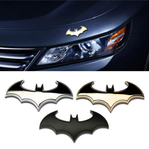 Stylish 3D Metal Personality Bat Auto Sign Car Sticker Metal Batman Badge Emblem Tail Applique